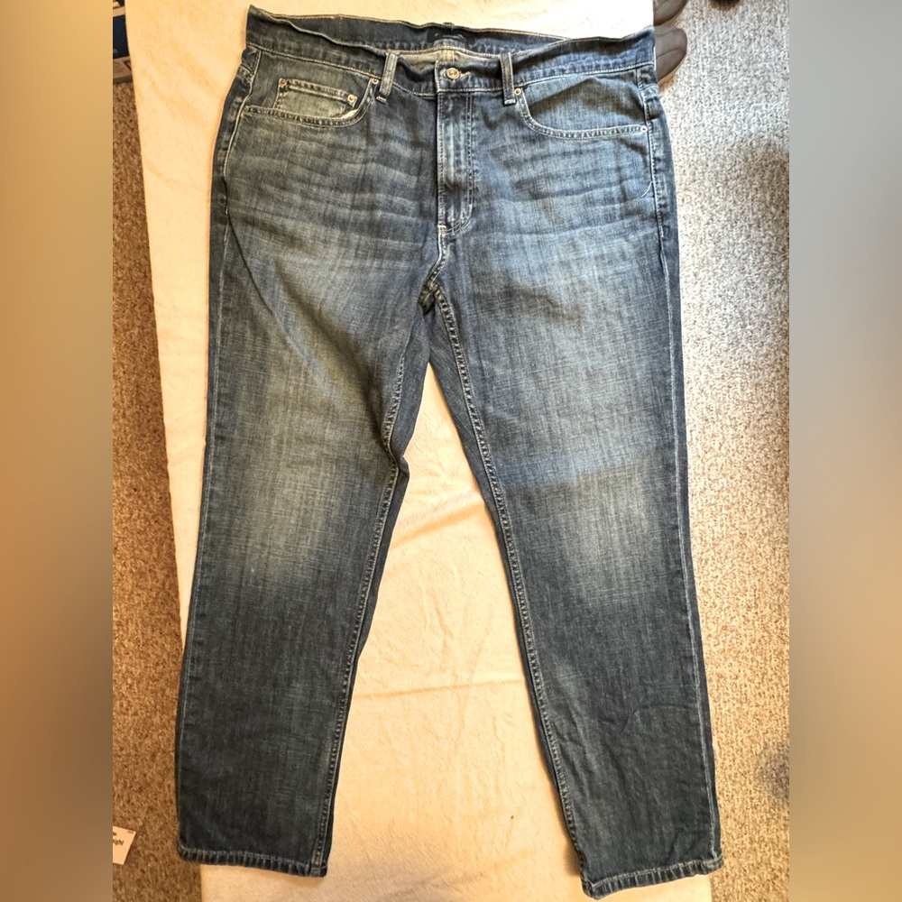 Flag and Anthem Men's Blue Jeans